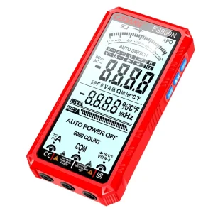 6000 Counts Auto-Ranging NCV Live Line Detection Digital Multimeter 5.0-inch Full-Screen Rechargeable