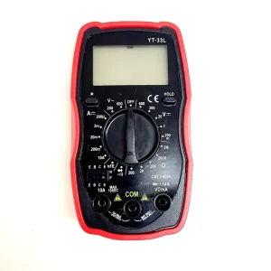 600V DC/AC Digital Multimeter 2000 Counts Auto-Ranging Voltmeter Ohm Volt Amp Tester