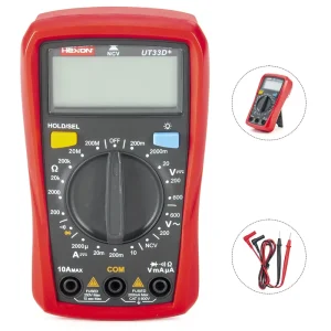 600V DC AC Manual Ranging ABS Case Rubber Protective Shell Digital Multimeter Tester 1999 Counts