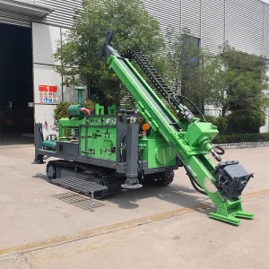 600m 800m Depth Crawler Pneumatic Water Well Drilling Rig With Air Compressor for Trailer Mounted Bore Hole Machines