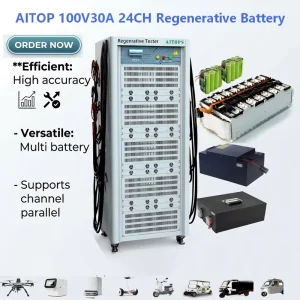 60V 100A / 100V 60A Battery Life Cycle Tester and Aging Cabinet for 51.2V 280Ah, 48V 100Ah, 50Ah, 150Ah Modules