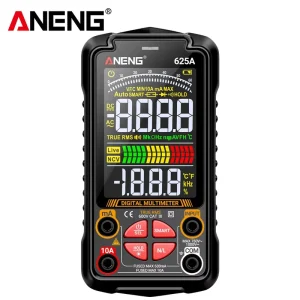 625A 6000 Counts High-Precision Digital Multimeter with USB Type-C Charging