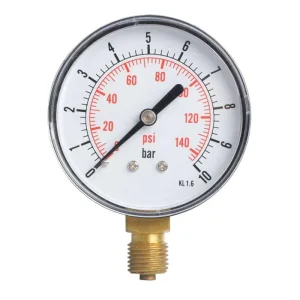 63 mm Pressure Gauge, 1/4″ Male Bottom Connection Thread