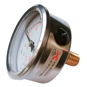 63mm Stainless Steel Pressure Gauge 0-16bar Rear Glycerin Pressure Gauge Accurate 1.6 Can Add FLANGE