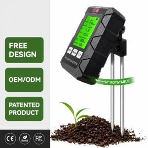 6in1 Intelligent Soil Tester Fertility PH Moisture Tmep Sunlight Humidity Soil Meter for Agriculture Garden Farmer