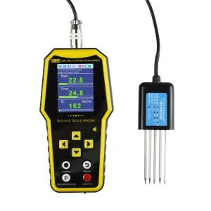 7 in 1 Portable Soil Moisture Sensor Detector Ph Value Tester PH Temperature Humidity Salt Content EC