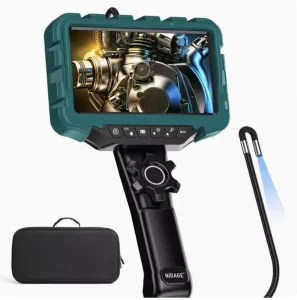 7-inch 3.9/6mm Display Screen Industrial Endoscope 360 Degree Turning 200W HD Camera Pipeline Automotive Carbon Deposition Detection