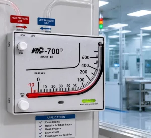 700 Red Oil Differential Pressure Meter Clean Room Chicken Coop Sloping Tube Differential Pressure Gauge