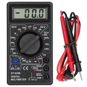 750V/1000V AC/DC LCD Digital Multimeter Voltmeter Ammeter Ohm Tester Handheld Meter