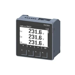 7KM3220 1BA01 1EA0 SENTRON PAC3220 Three-Phase Energy Meter Modbus TCP Communication