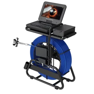7mm Thick Cable Sewer Camera Industry Endoscope Pipe Camera With 512Hz Transmitter