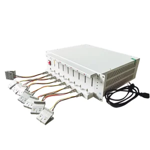 8-Channel Battery Cell Charge-Discharge Analyzer for Cylindrical and Pouch Cells and EV Battery Capacity Grading