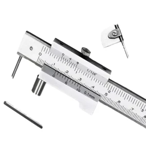 8-Inch Stainless Steel Marking Gauge Vernier Caliper with 2 Carbide Scribes