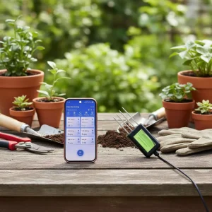 8 in 1 Tuya App Soil NPK Sensor Tester Professional Grade Analysis for Garden & Farm