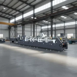 800mm Automatically Crash Lock Bottom Press Type Pre Fold Folder Gluer Rolam GS S 450 Folding Gluing Machine