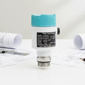 80GHz Radar Level Meter with Aluminum Shell Two-wire DC24V Power 4-30m Range and 3mm Accuracy