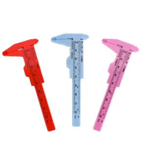 80mm/150mm Plastic Vernier Caliper for Tattoo and Eyebrow Measuring