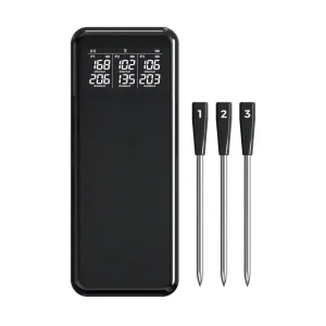 820FT Smart Wireless Meat Thermometer 3 Multi Probes BT BBQ Thermometer App Control Real-Time Monitor for Grill Smoker Oven