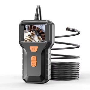 8mm 2” IPS Screen Endoscope Hand hold Waterproof Pipe Camera HD1080P Rigid Cable Inspection Car Industrial Borescope