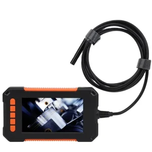 8mm P40 Handhold Inspection Camera Screen 4.3 Inch Industrial Flexible Hard Cable Borescope 2.0mp Endoscope Camera
