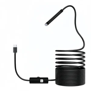 8mm Portable High Definition Industrial Endoscope Camera Single Lens Adapter Pipeline Detection Tool for Apple IOS
