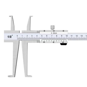 9-150mm 0.02mm High Precision Stainless Steel Internal Double Groove Vernier Caliper for Inner Groove Diameter