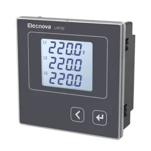 96*96mm Three Phase Voltage Measuring Meter Electric Voltmeter