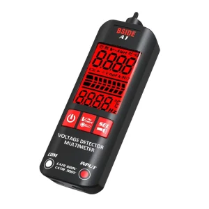 A1 BSIDE Digital Mini Pocket Size Multimeter Counts Smart Auto ranging 500V Voltmeter Ohm Hz Continuity Tester High