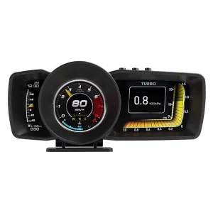 A600/AP-7 OBD2 Digital Gauge for Turbo Boost, Oil Pressure, Temperature, AFR, RPM, Fuel Level, Speed and EXT Oil Meter