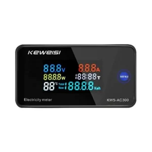 AC 50~300V 10A Digital Electricity Meter Voltmeter Ammeter Power Current Voltage Temperature Measurement