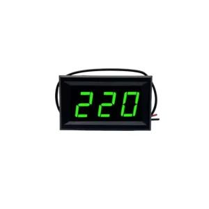 AC 70-500V 0.56″ 2 Wires Red Green Blue Display Voltage Meter Volt Instrument Tool LED Digital Voltmeter