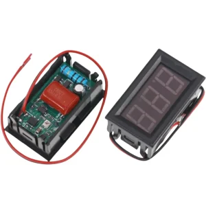 AC 70 500V 0.56 Inch LED Digital Voltmeter Voltage Meter Red Display 2 Wire Instrument Tool for DIY 110V Electronic Components