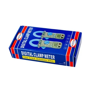 AC DC Clamp Meter Digital Clamp Meter Clamp Multimeter Temperature Tester TS202+