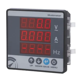 AC Digital Multi Function Panel Meter RMS Voltage Current Power Frequency Three Phase LED Display