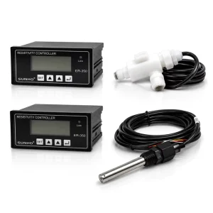 AC220V AC110V DC24V ER350 Digital LCD High Accuracy Online Resistivity Controller for Lab Use Pure & Ultrapure Water Systems