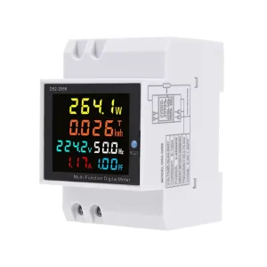 AC40-300V 220v Built-in CT Intelligent Multi-functional Single-phase Voltage Current and Power Rail-mounted Measuring Meter
