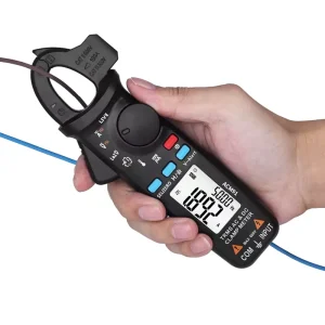 ACM91 Digital LCD AC/DC Clamp Meter Ammeter Multimeter Car Electrical Use 6V-600V 2xAAA Battery