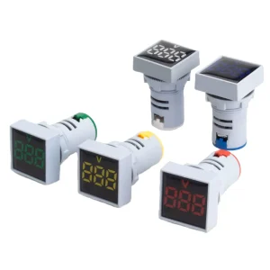 AD16 Digital Ammeter Voltmeter Panel Indicator 60 500V 220V 100A for Industrial Control Cabinet