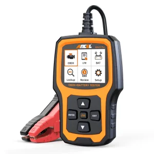 AD410 PRO Car Battery Tester OBD2 Diagnostic Scanner with Cranking and Charging Test for Cars and Motorcycles
