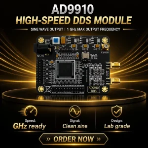 AD9910 DDS Signal Generator Development Board High Speed Sine Wave DAC Module 420M Output for Signal Processing