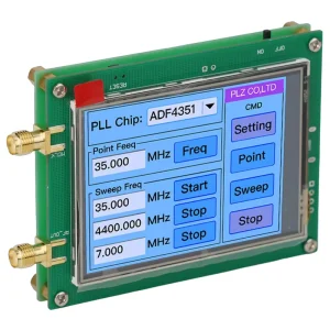 ADF4351 4400M RF Signal Generator With USB Cable Touch Screen M 4.4G PLL Sweep