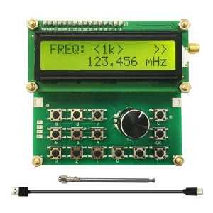 ADF4351 RF Signal Generator Module 35MHz-4400MHz USB-Powered LCD Display for DIY Radio Testing