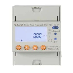 ADL100-EY Single Phase 60A Modbus-RTU Direct Connection Multi-function Energy Meter with RS485 Communicate