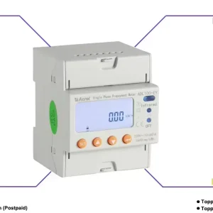 ADL100-EYNK 4G Wireless Single Phase 60A User Size Built-in Switch Relay Kwh Consumption Energy Meter with Power Monitor