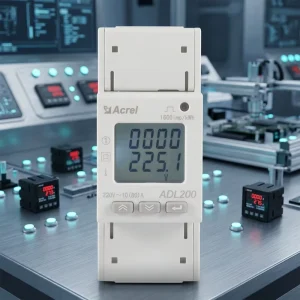 ADL200 Single phase Energy Meter Din Rail Mounted Modbus Rtu LCD Display Power Distribution Cabinet MID Certification