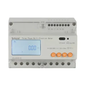 ADL3000-E Three Phase 80A Input Solar Energy Monitoring Industrial Smart Grid Updating Utility Din Rail Power Meter