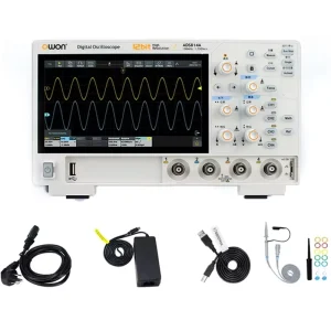 ADS800A Series Desktop Oscilloscope 100 200MHz Bandwidth 2 4 Channels 12 Bit Resolution 1.25GSa/s Sampling 50M Memory Depth