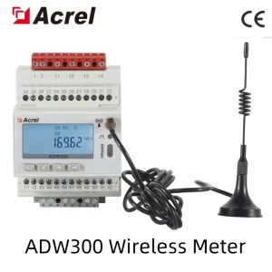 ADW300 4GHW MQTT RS485 Modbus RTU Communication 3 Phase Din Rail IoT Wireless Power Meter for Wireless Energy Monitor