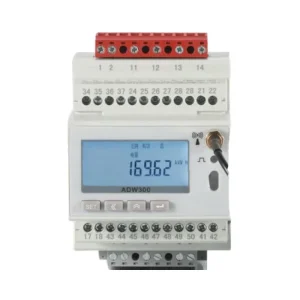 ADW300 Wireless Smart Energy Meter Optional 4G WiFi NB IoT LoRa RS485 MODBUS RTU 3 Phase 0.5% Accuracy