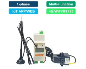 ADW310 IoT Single Phase Wireless Energy Meter WiFi LoRa 4G DIN Rail Smart Power Meter with Split CT